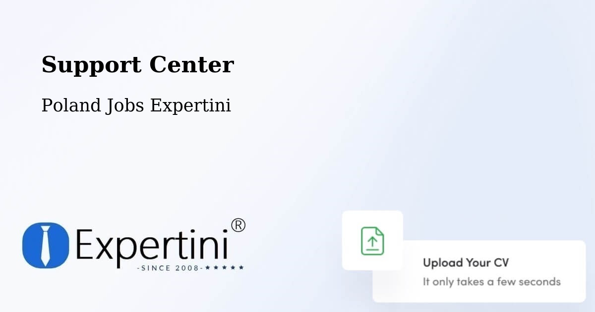 Support Services – Barczewo - Poland Jobs Expertini